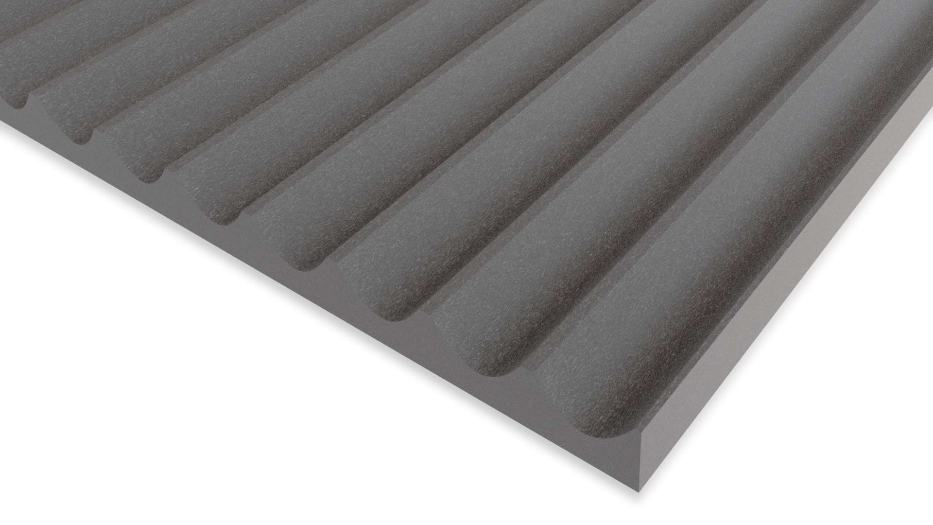 Fluted Black MDF Wall Panels 30mm Flutes Fluted Black MDF Wall Panels 30mm Flutes